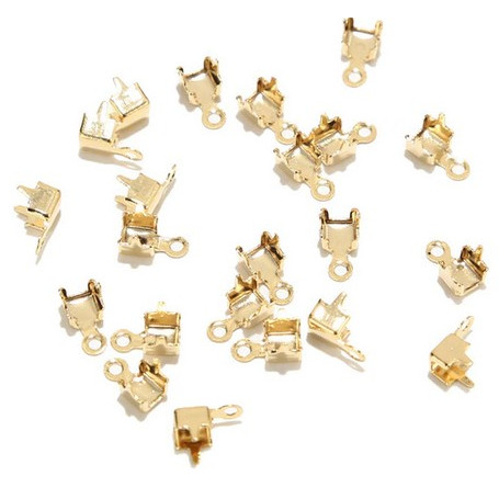 Cup Chain End w/Ring 4 mm (16ss) GOLD